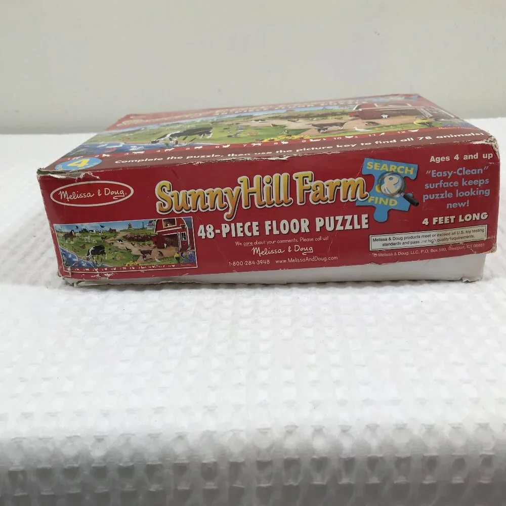 Melissa & Doug Sunny Hill Farm 48 Piece Floor Puzzle Kids